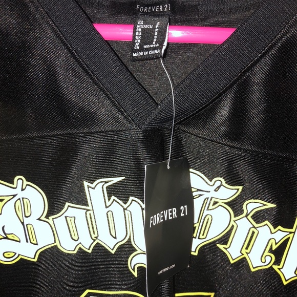 F21 Satin “Baby Girl” Jersey - Picture 3 of 3